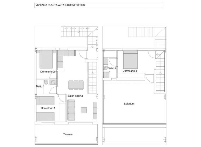 Penthouse zum Kauf provisionsfrei 259.000 € 4 Zimmer 74 m² Calle Cabo Prior Orihuela Costa 03189