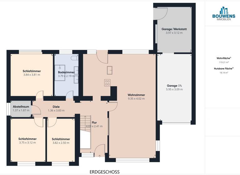 Bungalow zum Kauf 395.000 € 5 Zimmer 120 m² 691 m² Grundstück Wehr Selfkant / Wehr 52538