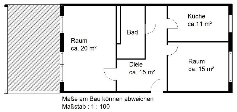 Wohnung zur Miete 393 € 2 Zimmer 67,6 m²<br/>Wohnfläche 1.<br/>Geschoss Hans-Dittmar-Str. 14 Ortslage Trotha Halle (Saale) 06118