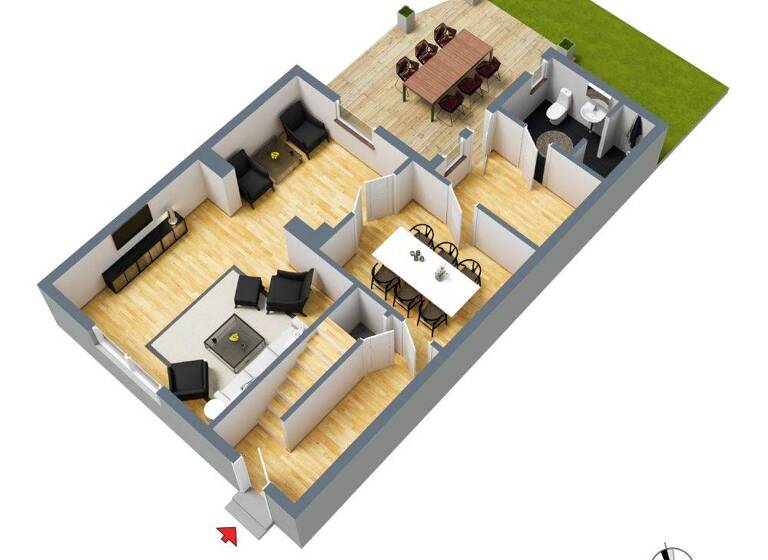 Reihenmittelhaus zum Kauf 35.000 € 4 Zimmer 102 m² 110 m² Grundstück Marlow 18337