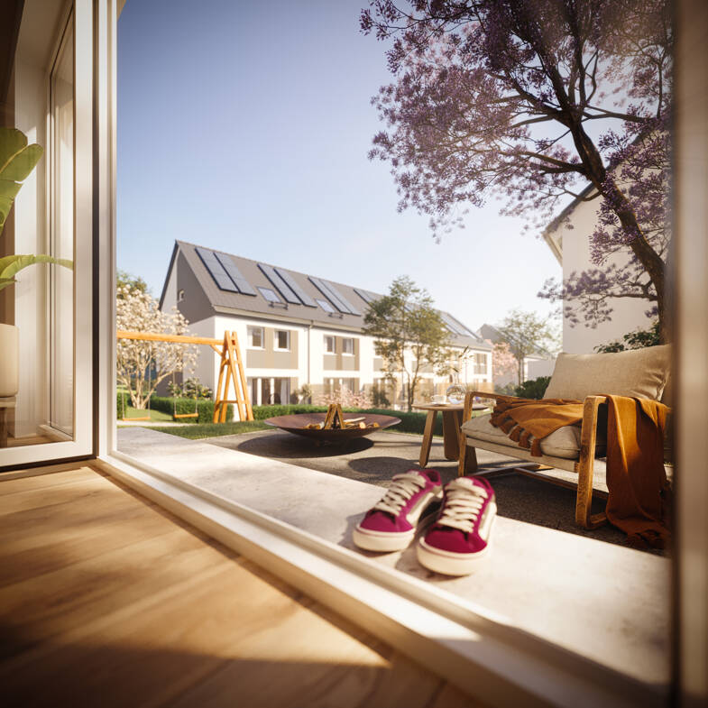 Reihenmittelhaus zum Kauf - Neubau provisionsfrei 499.000 € 5 Zimmer 112 m² 94 m² Grundstück Ulmenplatz 1 Weingarten 76356
