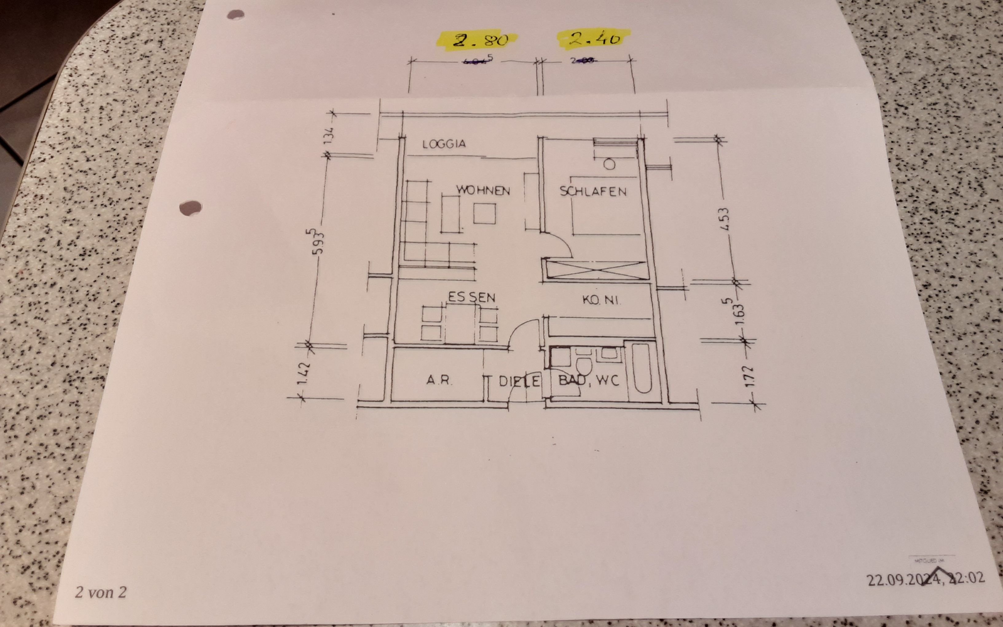 Wohnung zur Miete 480 € 2 Zimmer 42,6 m²<br/>Wohnfläche 15.<br/>Geschoss 01.01.2025<br/>Verfügbarkeit Otto-Stabelstr.2-4 Mitte / Stadtbezirk 111 Ludwigshafen am Rhein 67059