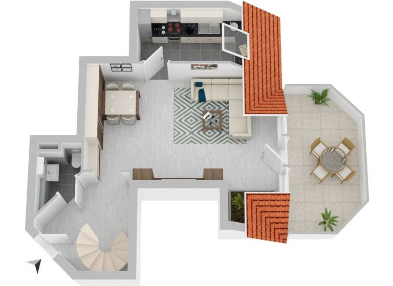 Maisonette zum Kauf 209.000 € 2 Zimmer 58,9 m²<br/>Wohnfläche Kirchheim Kirchheim 73230