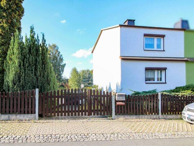 Doppelhaushälfte zum Kauf 105.000 € 3 Zimmer 70 m² 1.000 m² Grundstück frei ab sofort Borna-Heinersdorf Chemnitz 09114