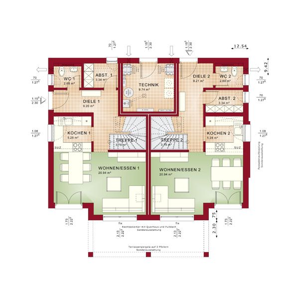 Mehrfamilienhaus zum Kauf 757.462 € 6 Zimmer 228 m²<br/>Wohnfläche 661 m²<br/>Grundstück Nienborg Heek-Nienborg 48619