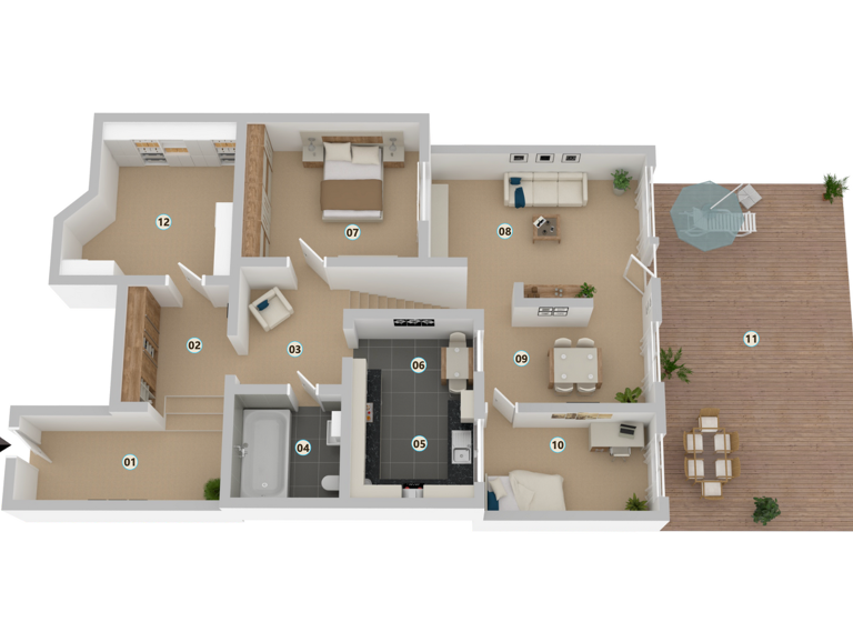 Wohnung zum Kauf provisionsfrei 649.000 € 4 Zimmer 158,9 m² Mühlenstraße 55 Wentorf 21465