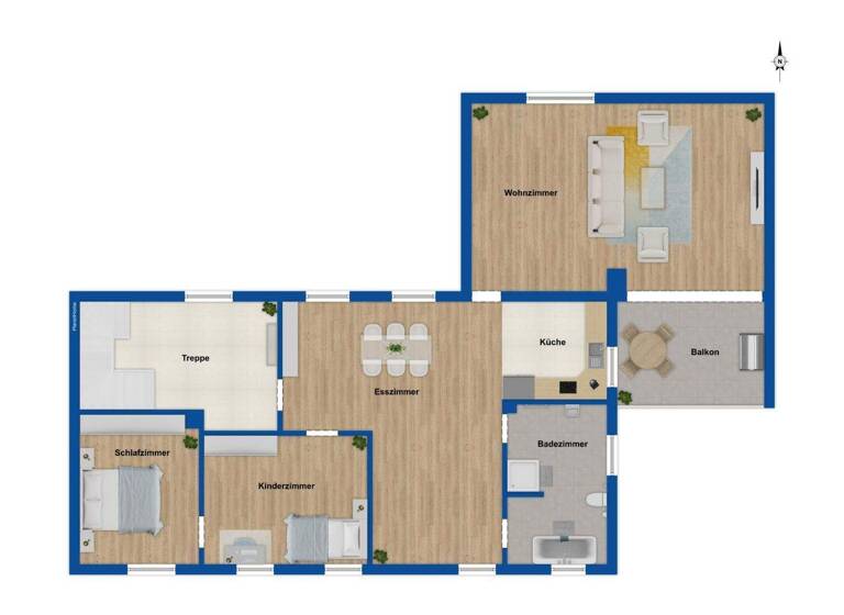 Wohnung zum Kauf 349.000 € 6 Zimmer 209,5 m² 1. Geschoss Muhr Muhr am See 91735