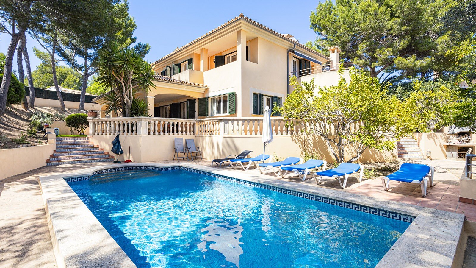 Villa zum Kauf 1.500.000 € 5 Zimmer 230 m²<br/>Wohnfläche 1.089 m²<br/>Grundstück Santa Ponsa 07180