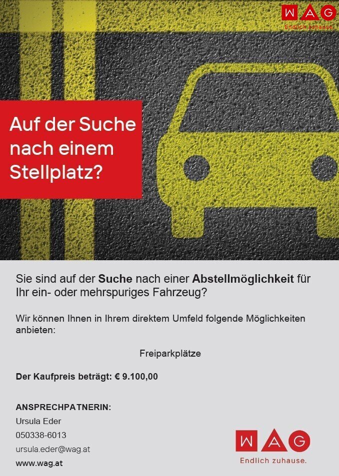 Außenstellplatz zum Kauf provisionsfrei 9.100 € Zinöggerweg Waldegg Linz 4020