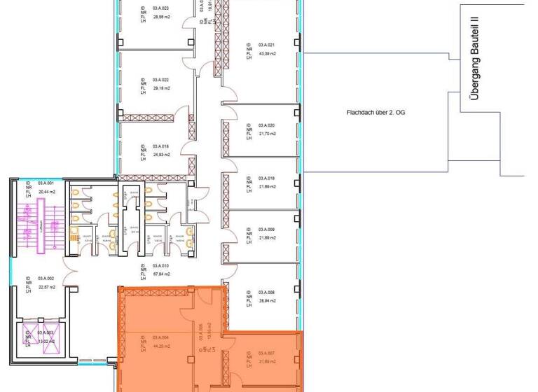 Bürofläche zur Miete 6,50 € 152,4 m² Bürofläche Fuggerstraße 7-11 Uedesheim Neuss 41468