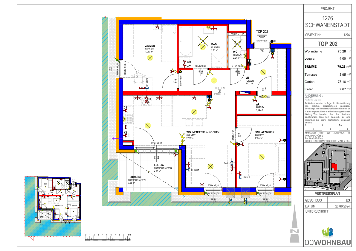 Wohnung zur Miete 883 € 3 Zimmer 75,3 m²<br/>Wohnfläche EG<br/>Geschoss Alleehof 4 und 5 Schwanenstadt 4690