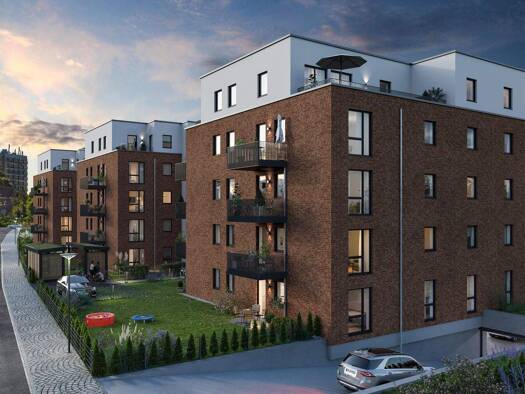 Penthouse zum Kauf - Erstbezug provisionsfrei 349.000 € 3 Zimmer 64 m² 3. Geschoss St. Lorenz Nord Lübeck 23556