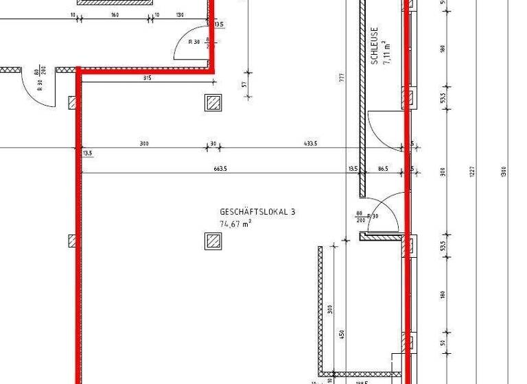 Laden zur Miete 1.300 € Kirchstraße 2 Lustenau 6890