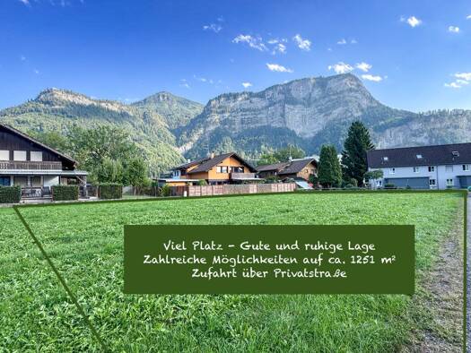 Grundstück zum Kauf 1.060.000 € 1.251 m² Grundstück Zieglergasse Dornbirn 6850