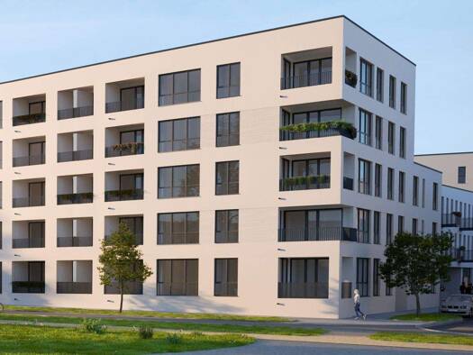 Wohnung zur Miete - Erstbezug 1.134 € 2 Zimmer 63 m² Geschoss 5/5 frei ab 15.12.2026 Brunecker Straße Rangierbahnhof Nürnberg 90461