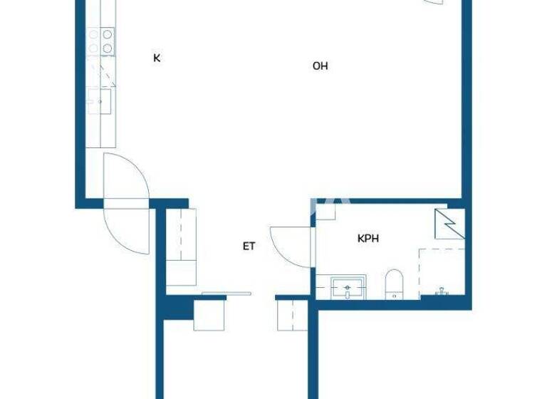Studio zum Kauf 134.900 € 2 Zimmer 58 m² 1. Geschoss Mariankatu 22 Loviisa 07900