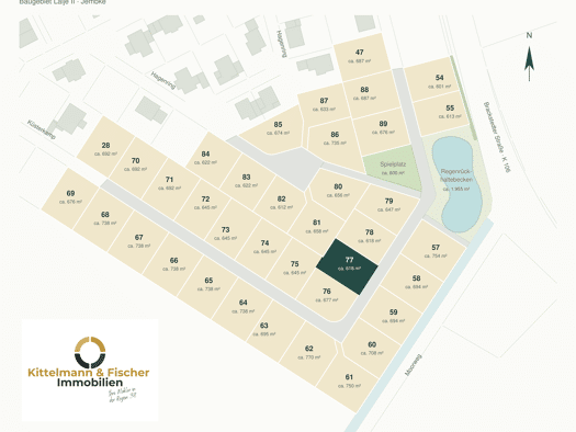 Grundstück zum Kauf provisionsfrei 166.242 € 618 m² Grundstück Küsterkamp 37 Jembke 38477