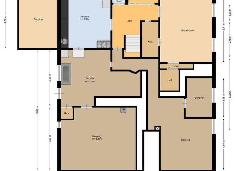 Herrenhaus zum Kauf 1.495.000 € 13 Zimmer 511 m² 1.425 m² Grundstück dorpsstraat 12 krimpen aan de lek 2931 AE