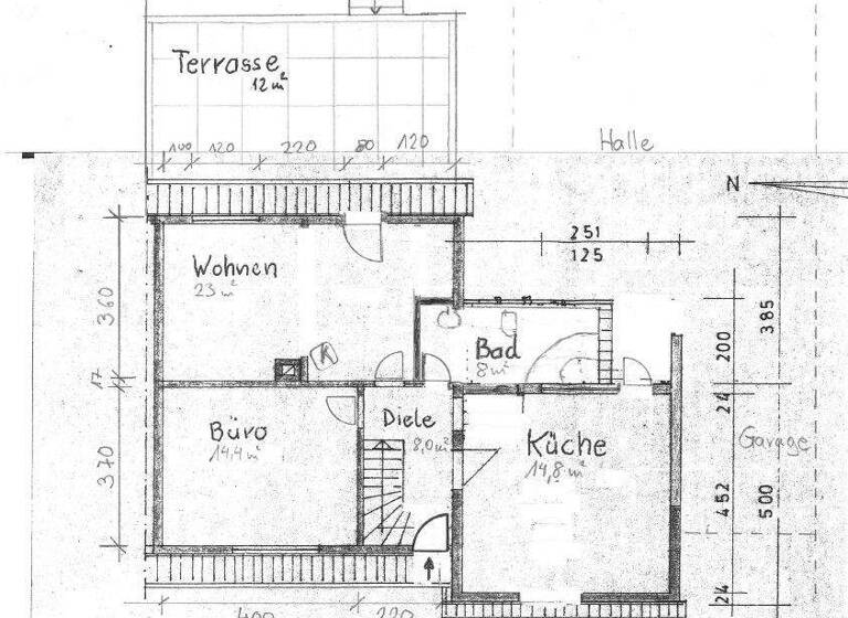 Doppelhaushälfte zum Kauf 379.000 € 5 Zimmer 135 m² 599 m² Grundstück Bödigheim Buchen (Odenwald) / Bödigheim 74722