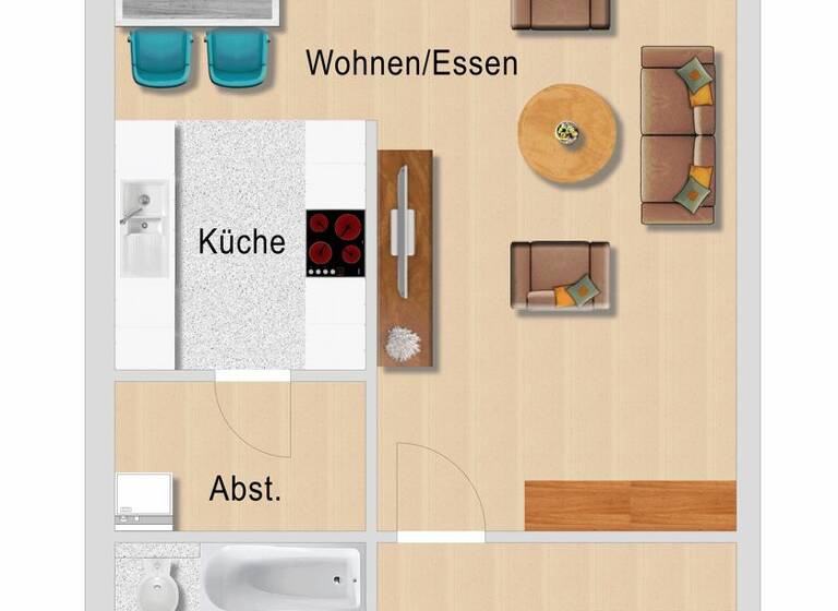 Wohnung zur Miete 1.100 € 4 Zimmer 111 m² Geschoss 3/3 frei ab 01.03.2026 Wiltinger Straße 14 Konz 54329