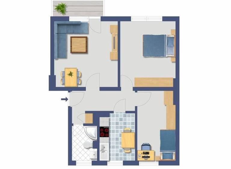 Wohnung zum Kauf provisionsfrei 353.000 € 6 Zimmer 124,5 m² 2. Geschoss Utbremer Ring 168 Regensburger Straße Bremen 28215