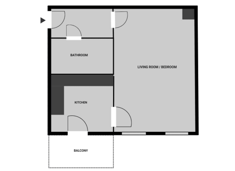 Studio zur Miete 1.010 € 1 Zimmer 36 m² frei ab sofort Prenzlauer Berg Berlin 10439