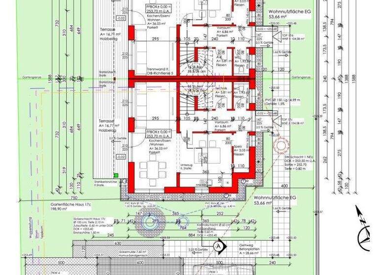 Doppelhaushälfte zum Kauf - Erstbezug 349.000 € 4 Zimmer 104 m² 200 m² Grundstück Straß in Steiermark 8472