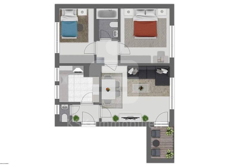 Wohnung zum Kauf 219.000 € 3 Zimmer 65 m² 1. Geschoss Sürth Köln 50999