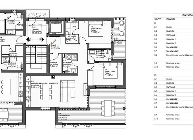 Wohnung zum Kauf 442.298 € 3 Zimmer 2. Geschoss Tribunj 22211