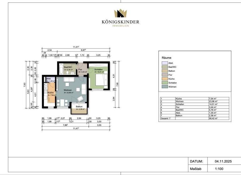 WG-Zimmer zum Kauf 155.000 € 2 Zimmer 58,4 m² Hemmingen 71282