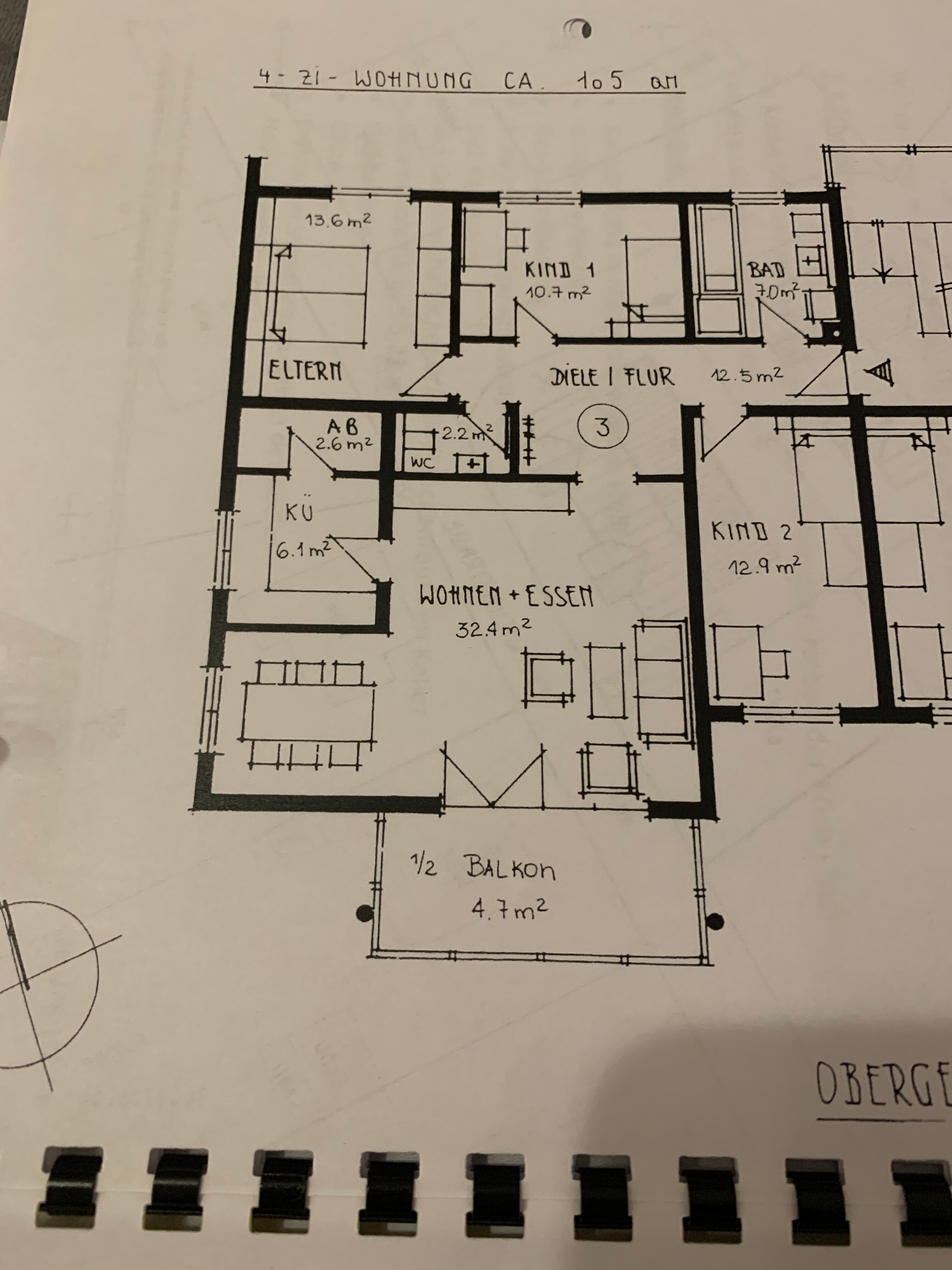 Studio zur Miete 1.100 € 4 Zimmer 105 m²<br/>Wohnfläche Eberwiesenstraße Oberlauchringen Lauchringen 79787