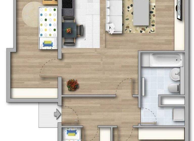 Wohnung zur Miete 460 € 4 Zimmer 82,2 m² 5. Geschoss Straße Usti nad Labem 305 Kappel Chemnitz 09119