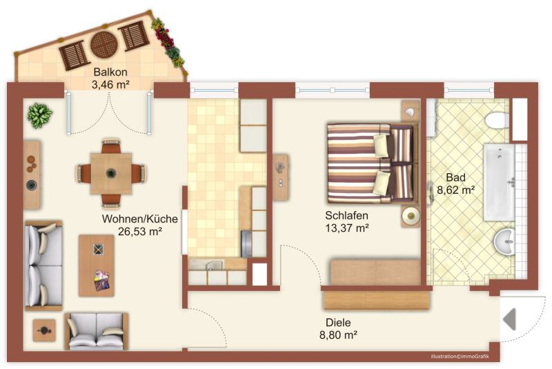 Wohnung zur Miete 375 € 2 Zimmer 58,1 m²<br/>Wohnfläche 2.<br/>Geschoss 01.01.2100<br/>Verfügbarkeit Helbersdorfer Straße 96 a Helbersdorf 613 Chemnitz 09120