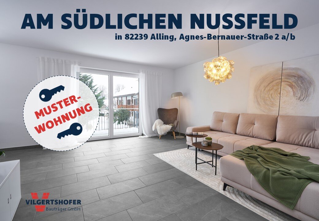 Wohnung zum Kauf provisionsfrei 669.000 € 3 Zimmer 84,3 m²<br/>Wohnfläche 1.<br/>Geschoss Agnes-Bernauer-Straße 2B Alling Alling 82239