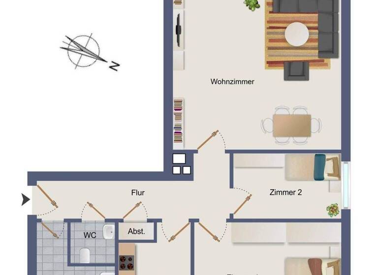 Wohnung zum Kauf 299.000 € 3 Zimmer 81,4 m² Farmsen-Berne Hamburg/ Farmsen-Berne 22159