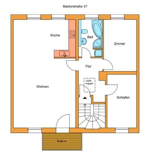 Wohnung zur Miete 990 € 3 Zimmer 90 m²<br/>Wohnfläche Bäckerstr. 37 Paulsstadt Schwerin 19053