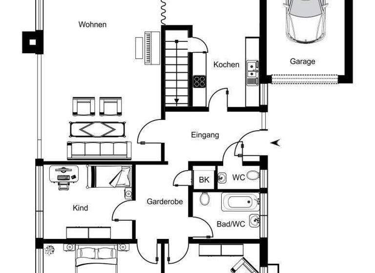 Reihenmittelhaus zum Kauf 395.000 € 4 Zimmer 118 m² 372 m² Grundstück Oststeinbek 22113