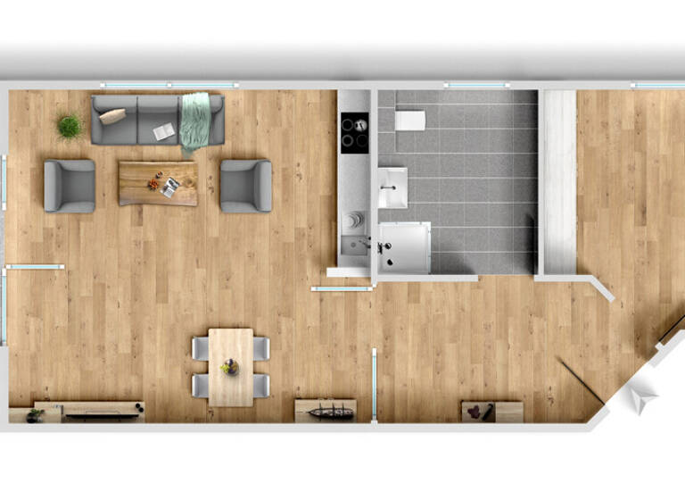 Wohnung zum Kauf 229.000 € 2 Zimmer 52 m² 1. Geschoss frei ab sofort Dollahner Straße 55 123 Binz 18609