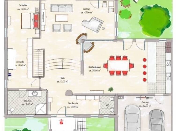 Einfamilienhaus zum Kauf 890.000 € 4 Zimmer 275 m² 1.704 m² Grundstück Wülflingen Haßfurt 97437