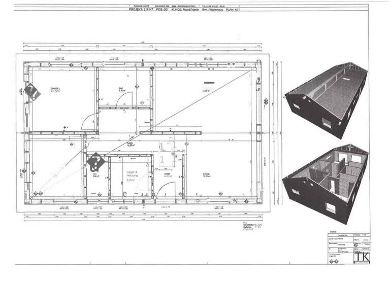 Bungalow zum Kauf 87,5 m² 356 m² Grundstück Östen 140 Umhausen 6441