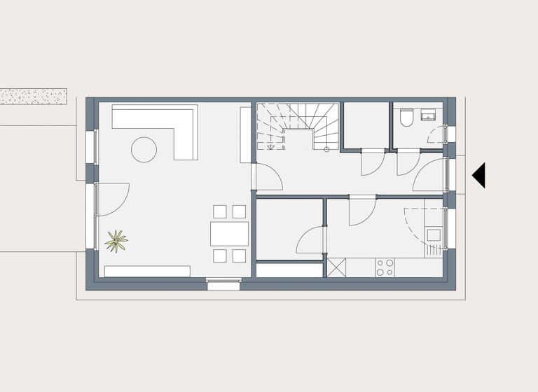 Doppelhaushälfte zum Kauf provisionsfrei als Kapitalanlage geeignet 466.980 € 4 Zimmer 114 m² 180 m² Grundstück Kayhude 23863