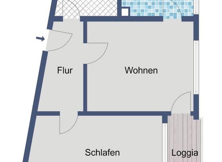 Wohnung zur Miete nur mit Wohnberechtigungsschein 197 € 2 Zimmer 41 m² 3. Geschoss frei ab 01.05.2026 Am Breitenbacher Weg 20 Rotenburg Rotenburg a. d. Fulda 36199