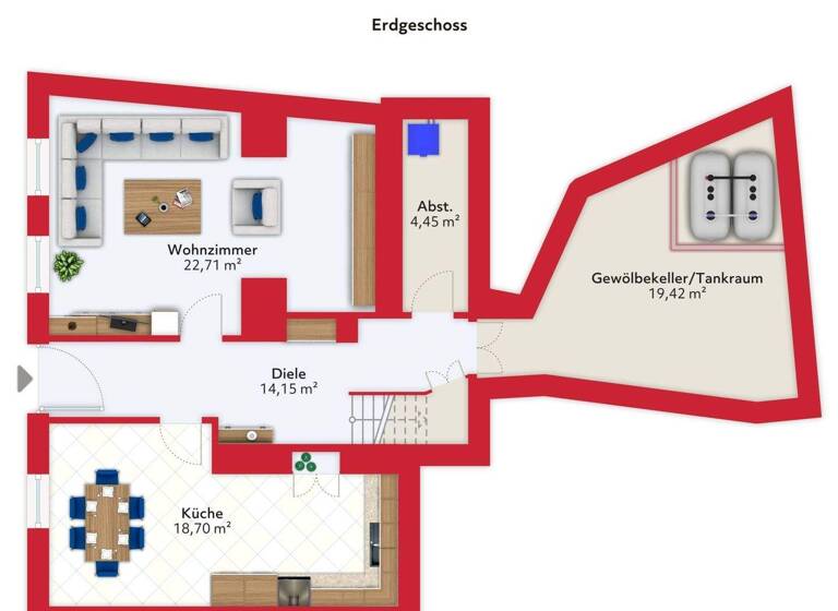 Reihenmittelhaus zum Kauf 225.000 € 8 Zimmer 183,4 m² 127 m² Grundstück Saarburg 54439