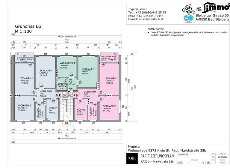 Wohnung zum Kauf 82.500 € 2 Zimmer 59 m² Marktstraße 38b Klein St. Paul 9373