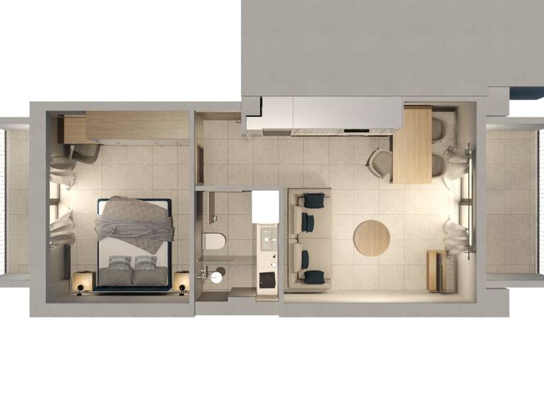 Studio zum Kauf 190.000 € 1 Zimmer 47 m² Chania 73034