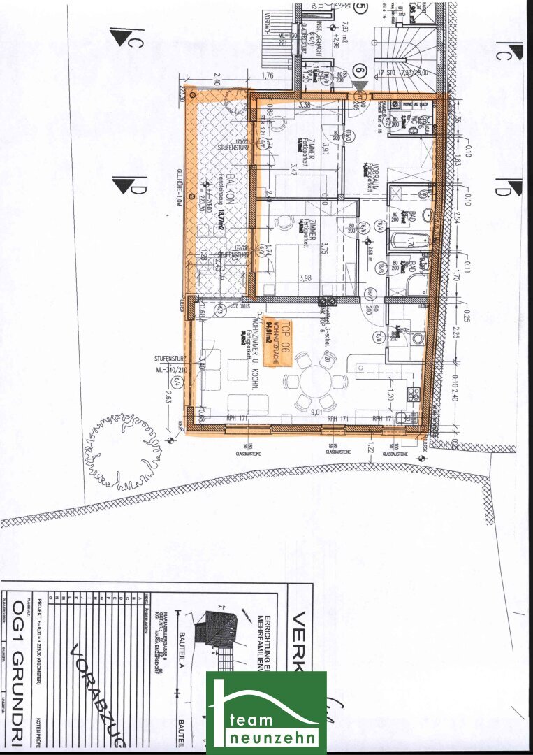 Wohnung zur Miete 1.516 € 2 Zimmer 94,1 m²<br/>Wohnfläche 1.<br/>Geschoss Mariazeller Gasse 8 Maria Enzersdorf 2344