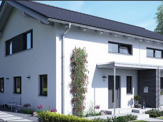 Doppelhaushälfte zum Kauf 597.180 € 123 m² 496 m² Grundstück Hainbuchenweg 18 Landau Landau an der Isar 94405