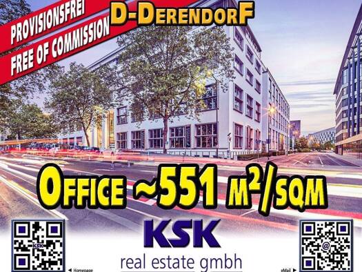 Bürofläche zur Miete provisionsfrei 17,50 € 551 m² Bürofläche teilbar von 551 m² bis 2.547 m² Derendorf Düsseldorf 40476