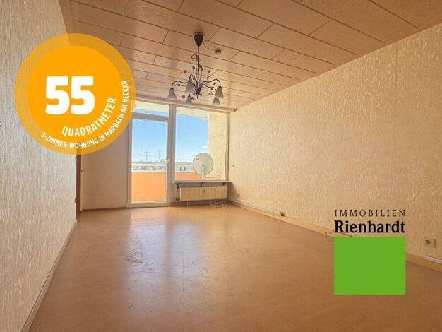 Wohnung zum Kauf 159.000 € 3 Zimmer 55 m² 6. Geschoss Hörnle Marbach am Neckar / Hörnle 71672