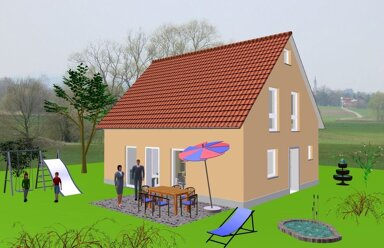 Einfamilienhaus zum Kauf provisionsfrei 287.700 € 5 Zimmer 108 m² 630 m² Grundstück Biegfeld Wörnitz Wörnitz 91637